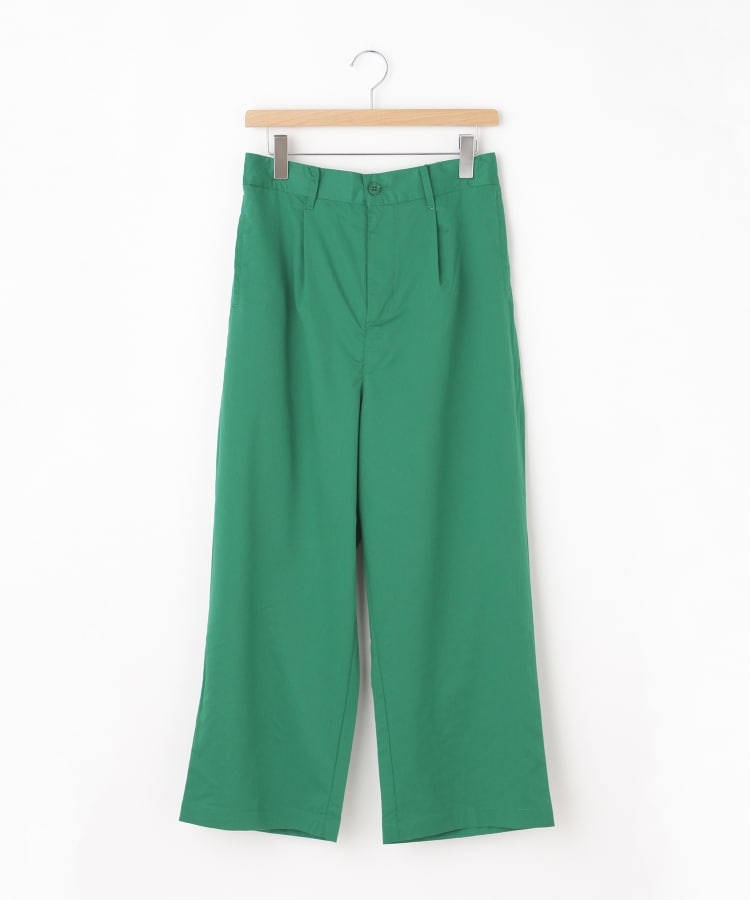 オフプライスストア(メンズ)(OFF PRICE STORE(Mens))のHALHAM（ハルハム） ストレートイージーパンツ【SALE/セール/カジュアル/デイリー/トレンド/スポーティースタイル】 グリーン(022)