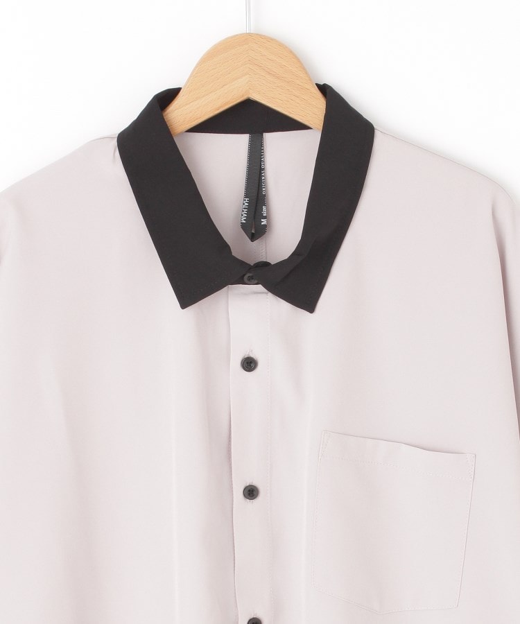 オフプライスストア(メンズ)(OFF PRICE STORE(Mens))のHALHAM（ハルハム） 襟切り替えシャツ【SALE/セール/カジュアル/デイリー/トレンド/バイカラー/ユニセックス】4