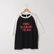 オフプライスストア(メンズ)(OFF PRICE STORE(Mens))のHALHAM（ハルハム） 配色ラグランロゴTシャツ【SALE/セール/カジュアル/デイリー/トレンド/ストリート/ユニセックス】 ブラック(019)