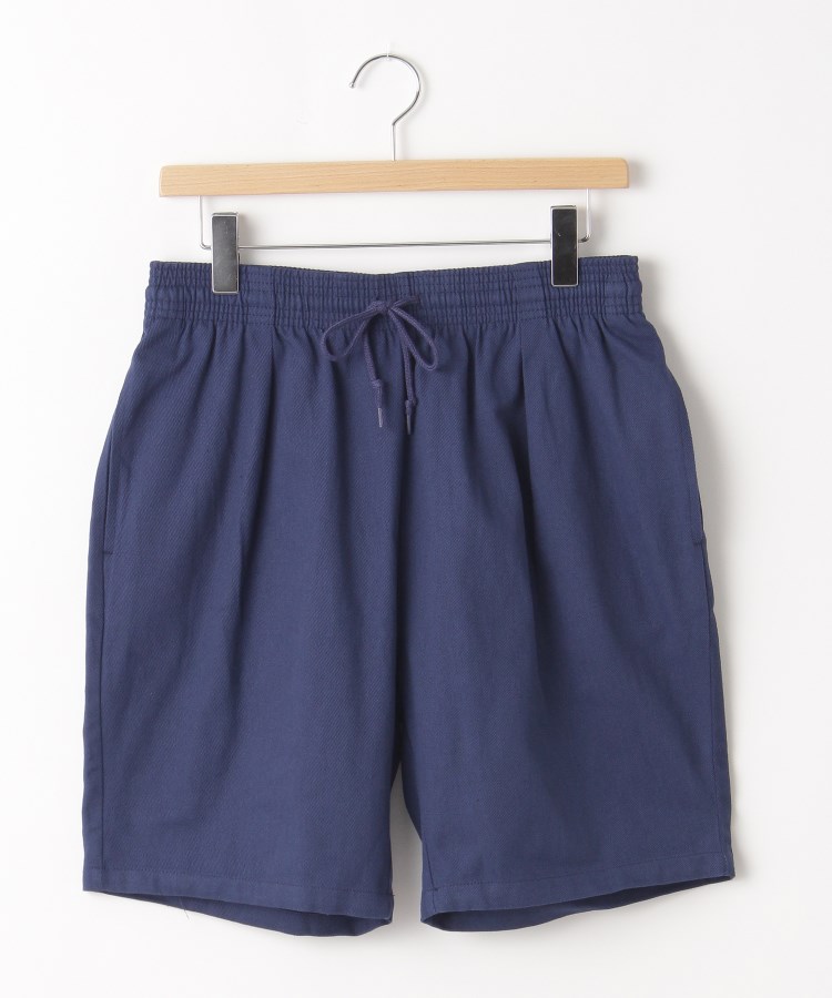 オフプライスストア(メンズ)(OFF PRICE STORE(Mens))のHALHAM（ハルハム） コットンハーフパンツ【SALE/セール/カジュアル/デイリー/トレンド/ゆったり/ユニセックス】 ブルー(093)