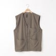 オフプライスストア(メンズ)(OFF PRICE STORE(Mens))のHALHAM（ハルハム） BIGポケットジップベスト【SALE/セール/カジュアル/デイリー/トレンド/ユニセックス】 カーキ(027)
