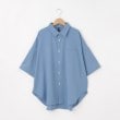オフプライスストア(メンズ)(OFF PRICE STORE(Mens))のHALHAM（ハルハム） 半そでオーバーシャツ【SALE/セール/カジュアル/デイリー/トレンド/ユニセックス】 ブルー(091)
