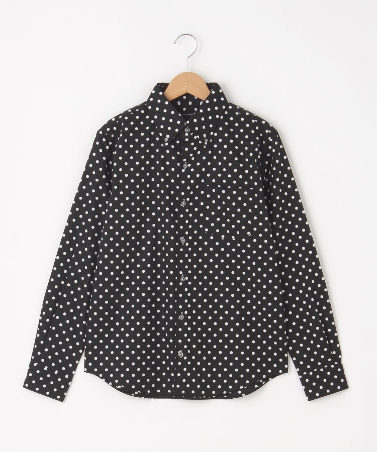 オフプライスストア(メンズ)(OFF PRICE STORE(Mens))のgarsonwave(ギャルソンウェーブ) ドットボタンダウンシャツ ブラック1(413)