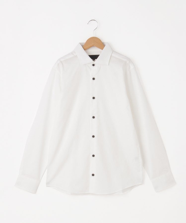 オフプライスストア(メンズ)(OFF PRICE STORE(Mens))のgarsonwave(ギャルソンウェーブ) ブロードホリゾンタルシャツ ホワイト(001)