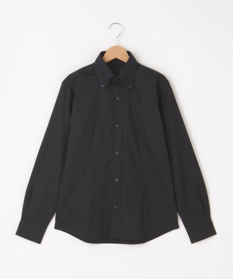 オフプライスストア(メンズ)(OFF PRICE STORE(Mens))のgarsonwave(ギャルソンウェーブ) ブロードデュエボタンダウンシャツ【SALE/セール/オフプライス/カジュアル/デイリー/トレンド】 ブラック(019)