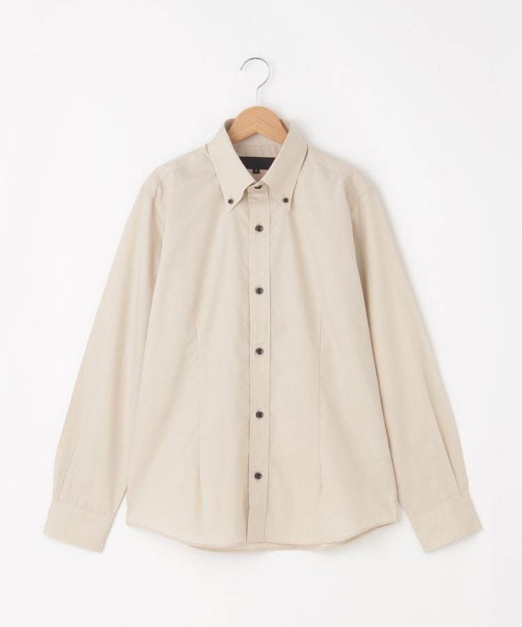 オフプライスストア(メンズ)(OFF PRICE STORE(Mens))のgarsonwave(ギャルソンウェーブ) ブロードデュエボタンダウンシャツ【SALE/セール/オフプライス/カジュアル/デイリー/トレンド】 ベージュ(052)