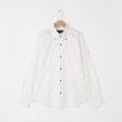 オフプライスストア(メンズ)(OFF PRICE STORE(Mens))のgarsonwave(ギャルソンウェーブ) ブロードデュエボタンダウンシャツ【SALE/セール/オフプライス/カジュアル/デイリー/トレンド】 ホワイト(001)