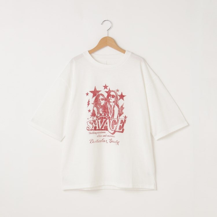 オフプライスストア(メンズ)(OFF PRICE STORE(Mens))のHALHAM（ハルハム） フロントプリントTシャツ【SALE/セール/カジュアル/デイリー/トレンド/ストリート/ユニセックス】 Ｔシャツ