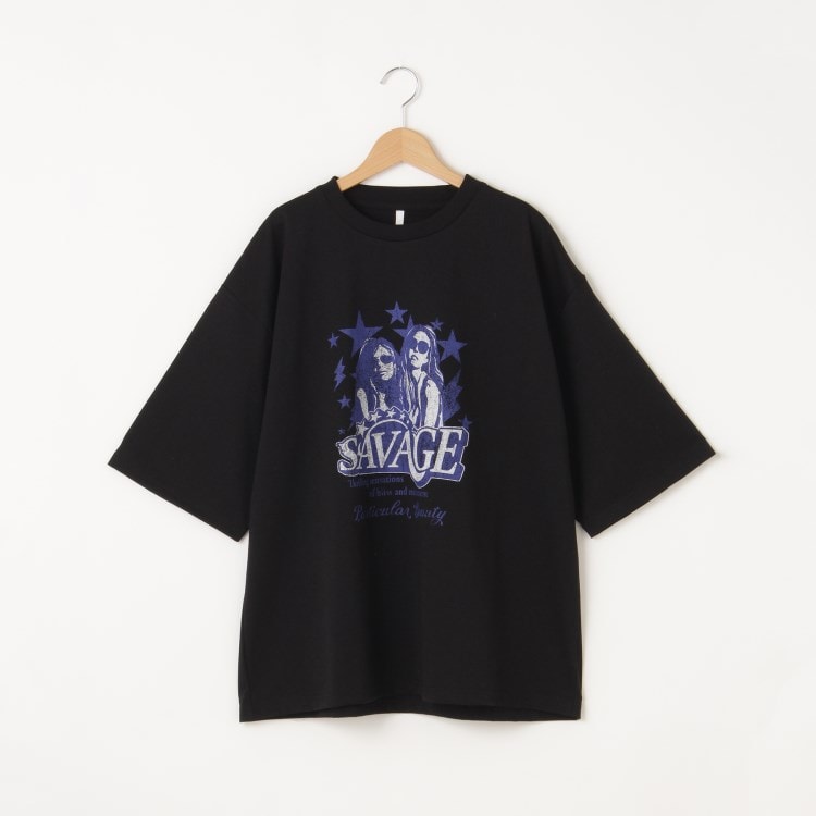 オフプライスストア(メンズ)(OFF PRICE STORE(Mens))のHALHAM（ハルハム） フロントプリントTシャツ【SALE/セール/カジュアル/デイリー/トレンド/ストリート/ユニセックス】 Ｔシャツ