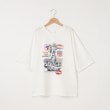 オフプライスストア(メンズ)(OFF PRICE STORE(Mens))のHALHAM（ハルハム） フロントプリントTシャツ【SALE/セール/カジュアル/デイリー/トレンド/ユニセックス】 ホワイト(001)