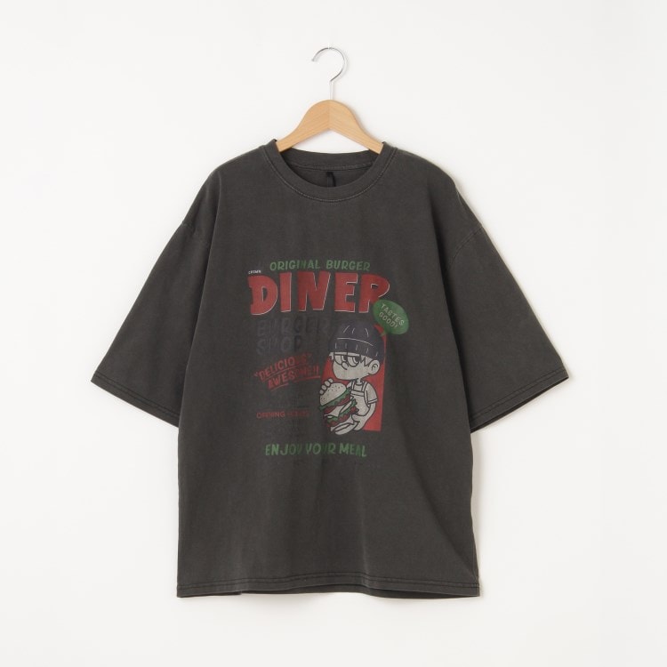 オフプライスストア(メンズ)(OFF PRICE STORE(Mens))のHALHAM（ハルハム） ヴィンテージ風加工プリントTシャツ