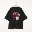 オフプライスストア(メンズ)(OFF PRICE STORE(Mens))のHALHAM（ハルハム） ヴィンテージ風加工プリントTシャツ【SALE/セール/カジュアル/デイリー/トレンド/ユニセックス】 ウォッシュブラック(019)