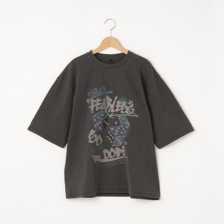 オフプライスストア(メンズ)(OFF PRICE STORE(Mens))のHALHAM（ハルハム） ヴィンテージ風加工ダイスプリントTシャツ【SALE/セール/カジュアル/デイリー/トレンド/ストリート/ユニセックス】 Ｔシャツ
