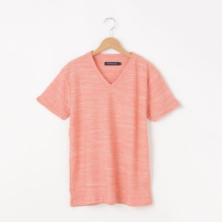 オフプライスストア(メンズ)(OFF PRICE STORE(Mens))の(Never)Acquiesce (ネバーアクイース) パイル地VネックTシャツ【SALE/セール/カジュアル/デイリー/トレンド/きれいめカジュアル】 Ｔシャツ