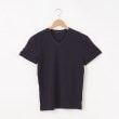 オフプライスストア(メンズ)(OFF PRICE STORE(Mens))の(Never)Acquiesce (ネバーアクイース) 立体デザインVネックTシャツ【SALE/セール/カジュアル/デイリー/トレンド/きれいめカジュアル】 ネイビー(093)