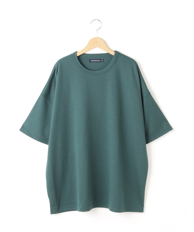 オフプライスストア(メンズ)(OFF PRICE STORE(Mens))の(Never)Acquiesce (ネバーアクイース) 抗ピリング加工Tシャツ【SALE/セール/カジュアル/デイリー/トレンド/きれいめカジュアル】 グリーン(024)