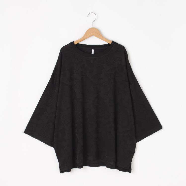 オフプライスストア(メンズ)(OFF PRICE STORE(Mens))のHALHAM（ハルハム） 透かし柄カットソー半端袖 カットソー