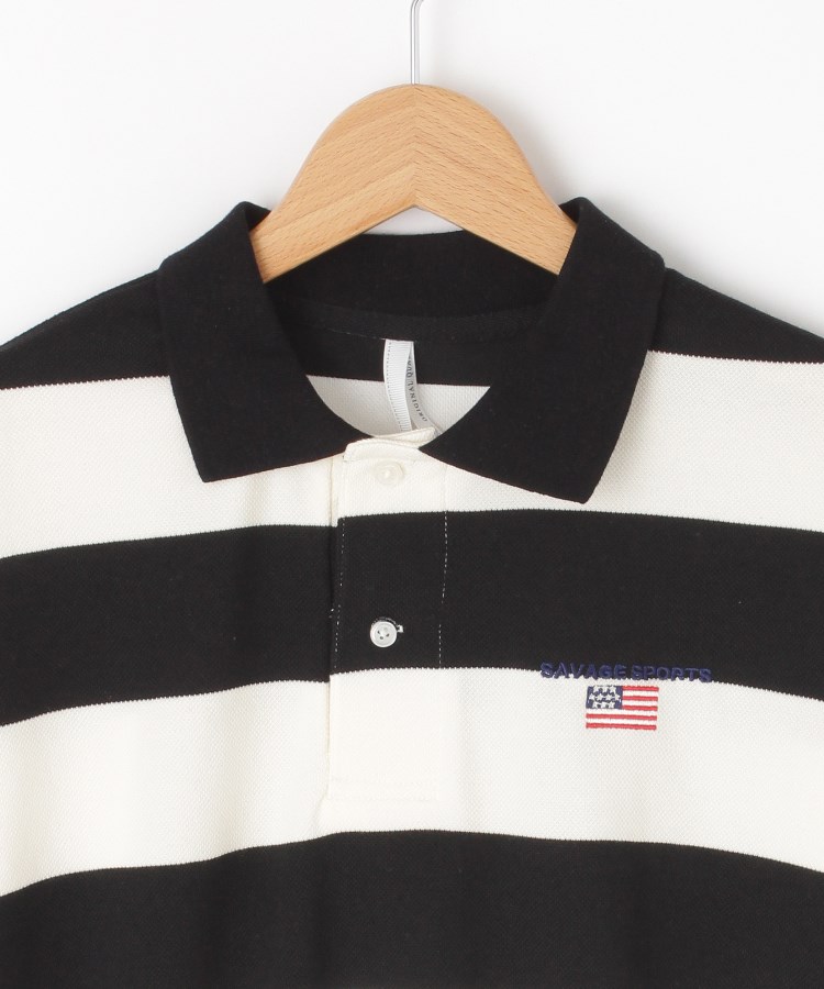 オフプライスストア(メンズ)(OFF PRICE STORE(Mens))のHALHAM（ハルハム） 刺繍ロゴボーダーポロシャツ3