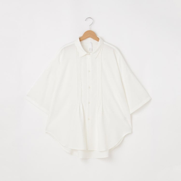 オフプライスストア(メンズ)(OFF PRICE STORE(Mens))のHALHAM（ハルハム） プリーツデザインシャツ【SALE/セール/オフプライス/カジュアル/デイリー/トレンド/ユニセックス】 カジュアルシャツ