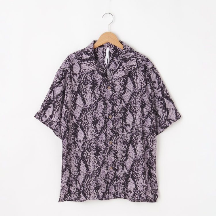 オフプライスストア(メンズ)(OFF PRICE STORE(Mens))のHALHAM（ハルハム） オープンカラーアニマルプリントシャツ【SALE/セール/オフプライス/カジュアル/デイリー/トレンド/ユニセックス】 カジュアルシャツ