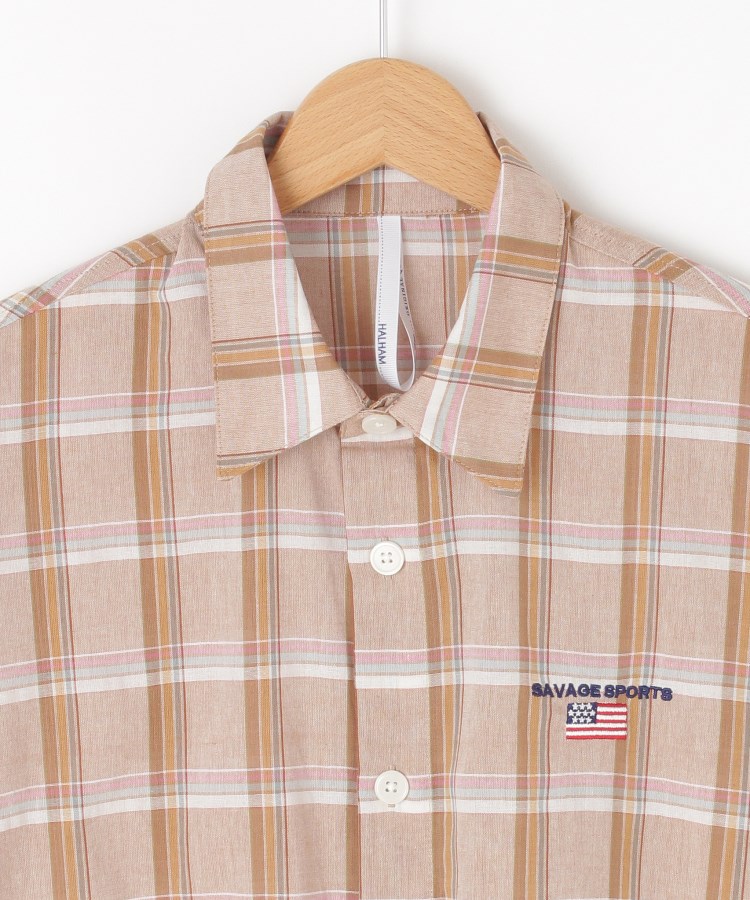 オフプライスストア(メンズ)(OFF PRICE STORE(Mens))のHALHAM（ハルハム） 刺繍ロゴチェックシャツ3