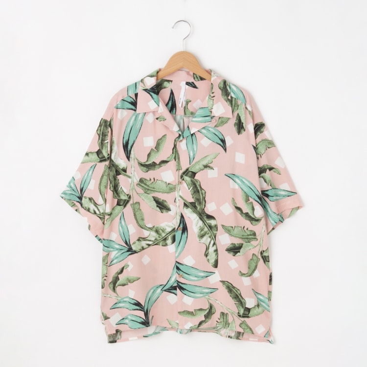 オフプライスストア(メンズ)(OFF PRICE STORE(Mens))のHALHAM（ハルハム） オープンカラー柄シャツ カジュアルシャツ