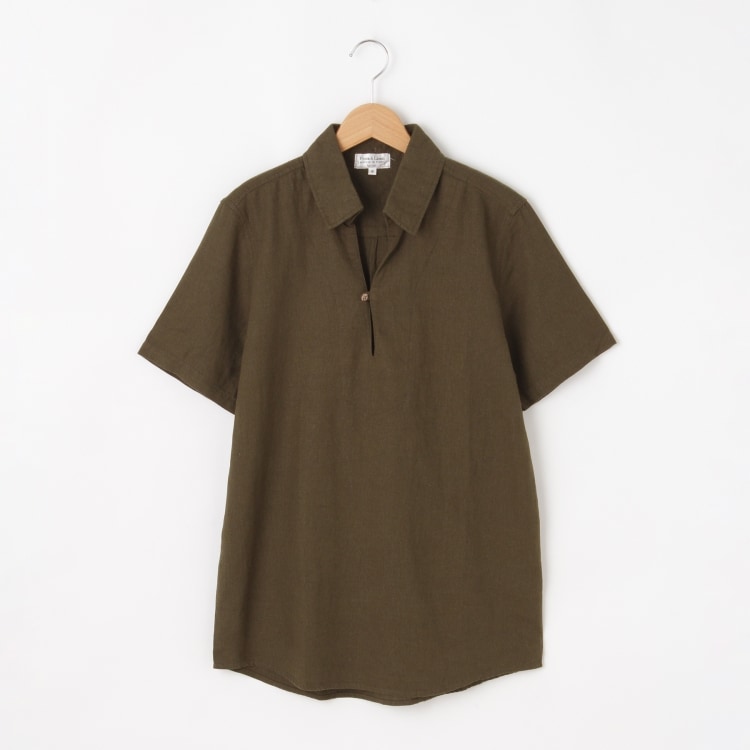 オフプライスストア(メンズ)(OFF PRICE STORE(Mens))のRelation（リレーション） フレンチリネン使用半袖シャツ カジュアルシャツ
