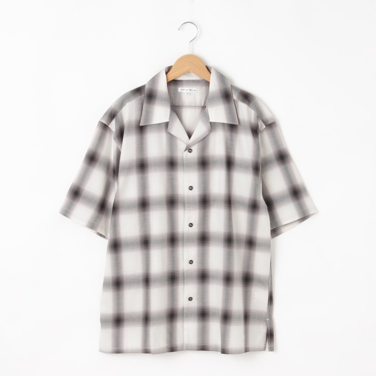 オフプライスストア(メンズ)(OFF PRICE STORE(Mens))のgarsonwave(ギャルソンウェーブ) コットンオープンカラー柄シャツ カジュアルシャツ