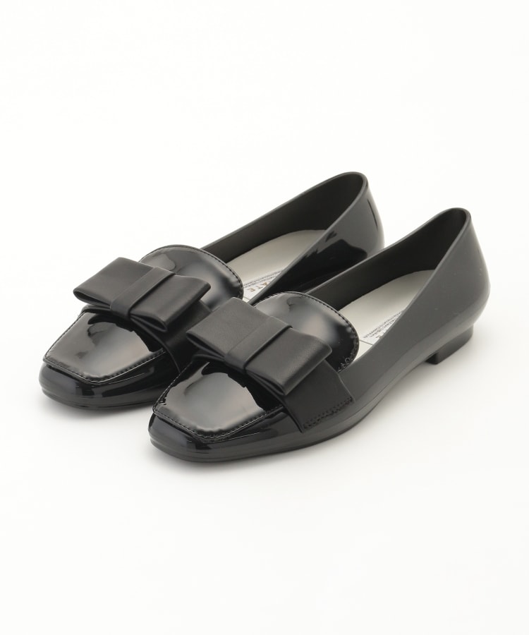オフプライスストア(ファッショングッズ)(OFF PRICE STORE(Fashion Goods))のTEMPERATE（テンパレイト） BIGリボンフラットパンプス【SALE/カジュアル/デイリー/トレンド/きれいめカジュアル】 ブラック(019)