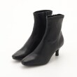 オフプライスストア(ファッショングッズ)(OFF PRICE STORE(Fashion Goods))のMIIYOU(ミーユ) ヒールショートブーツ ブラック(019)