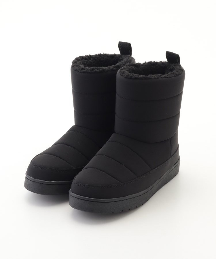 オフプライスストア(ファッショングッズ)(OFF PRICE STORE(Fashion Goods))のPIPING HOT(パイピングホット) キルティングナイロンブーツ【SALE/セール/カジュアル/デイリー/トレンド】 ブラック(019)
