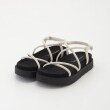 オフプライスストア(ファッショングッズ)(OFF PRICE STORE(Fashion Goods))のMIIYOU（ミーユ） ストラップ厚底サンダル【SALE/カジュアル/デイリー/トレンド/ストリート/スポーティースタイル/リゾート】 ホワイト(002)