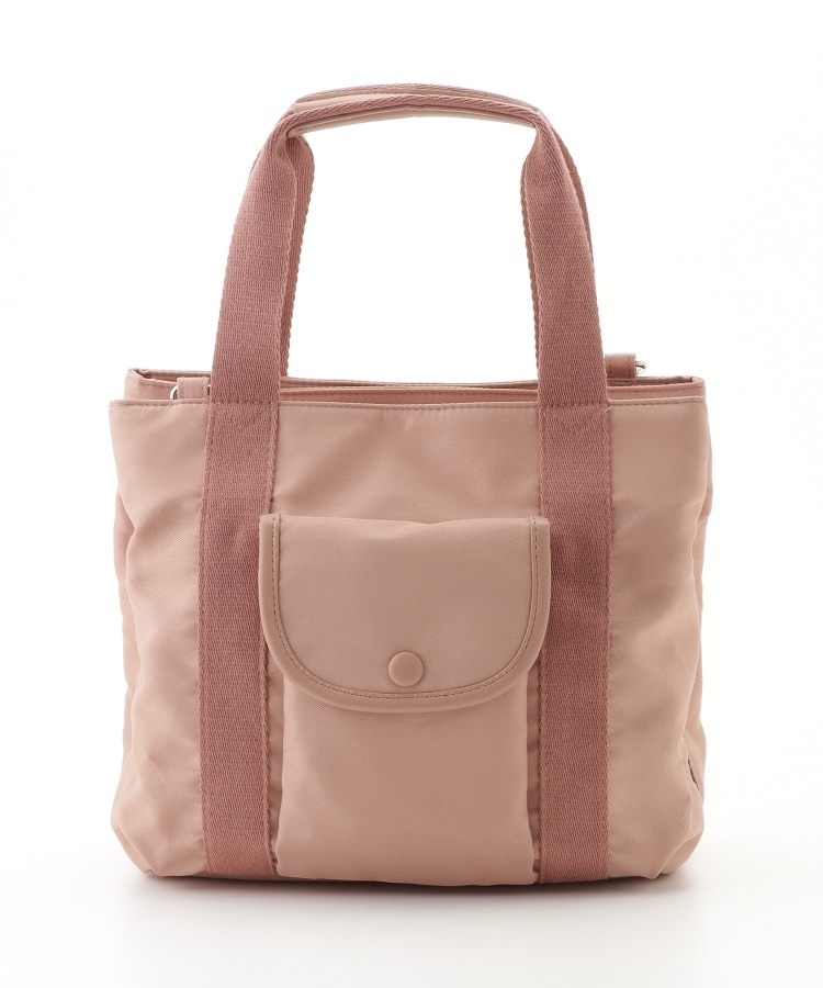 オフプライスストア(ファッショングッズ)(OFF PRICE STORE(Fashion Goods))のandmikka(アンドミッカ） マルチポケットショルダー付きハンドバッグ ピンク(072)