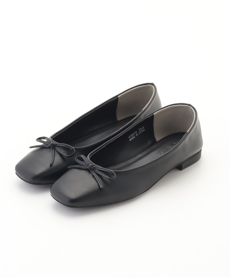 オフプライスストア(ファッショングッズ)(OFF PRICE STORE(Fashion Goods))のMIIYOU(ミーユ) リボンパンプス ブラック(019)