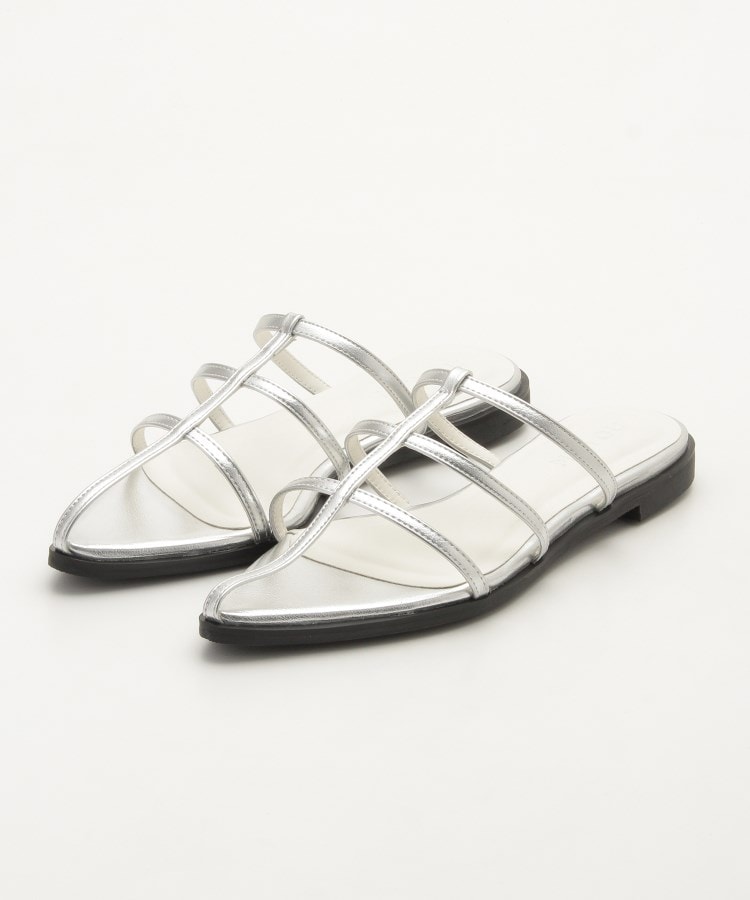 オフプライスストア(ファッショングッズ)(OFF PRICE STORE(Fashion Goods))のMIIYOU(ミーユ) ストラップサンダル シルバー(007)