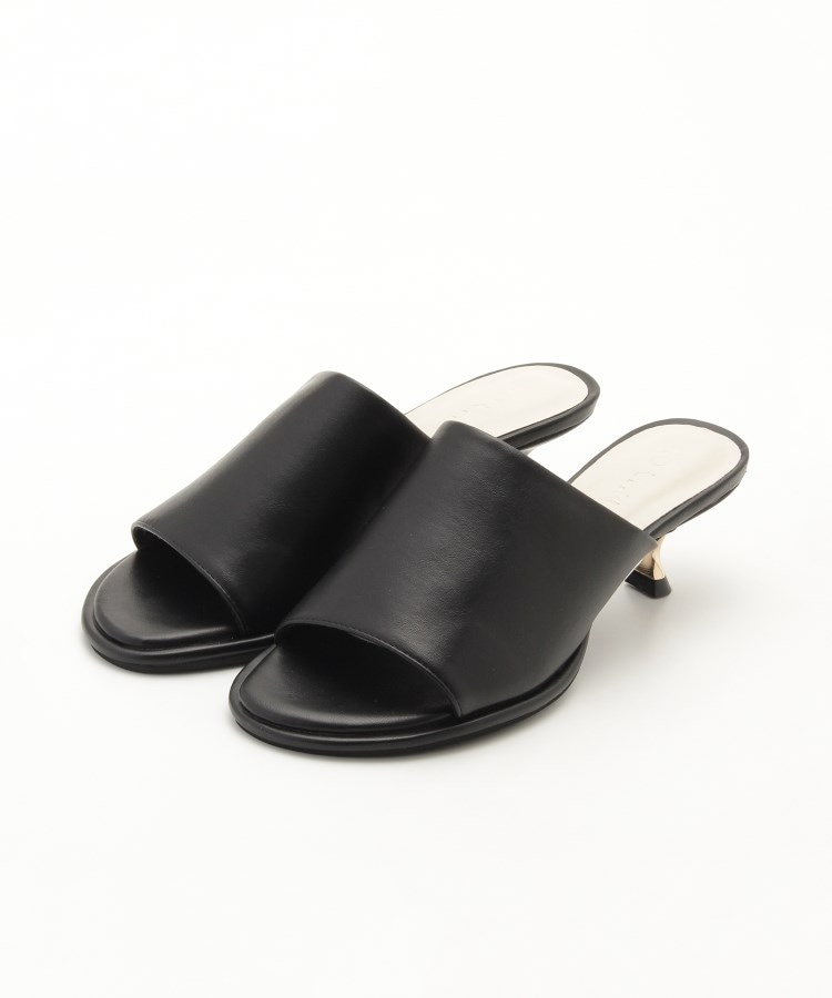 オフプライスストア(ファッショングッズ)(OFF PRICE STORE(Fashion Goods))のMIIYOU(ミーユ) メタルヒールミュール ブラック(019)