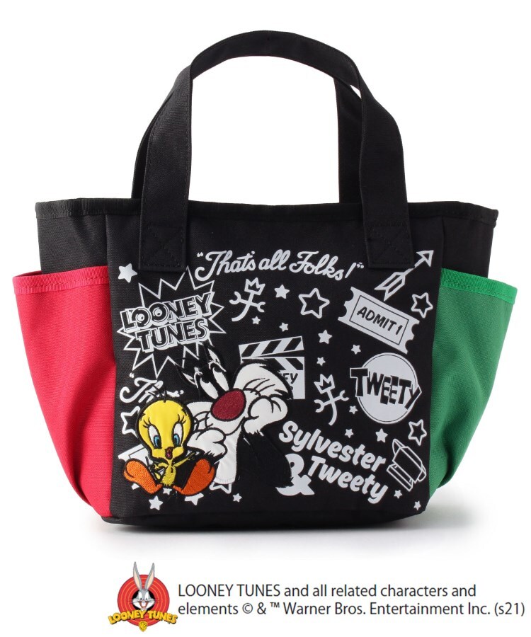 ルーニー テューンズ バイカラートートバッグ トートバッグ Castelbajac Ladies カステルバジャック ワールド オンラインストア World Online Store ルーニー テューンズ バイカラートートバッグ トートバッグ Castelbajac Ladies カステルバジャック ワールド オンラインストア World Online Store