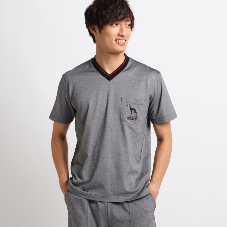 ワールドオンラインストアセレクト（アダバット）(WORLD ONLINE STORE SELECT（adabat）)の半袖Vネックシャツ トップス(単品)