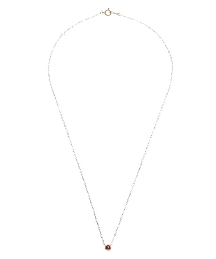 1月誕生石】K10YGガーネットネックレス(ネックレス) | Tetii 1月誕生石】K10YGガーネットネックレス(ネックレス) | Tetii