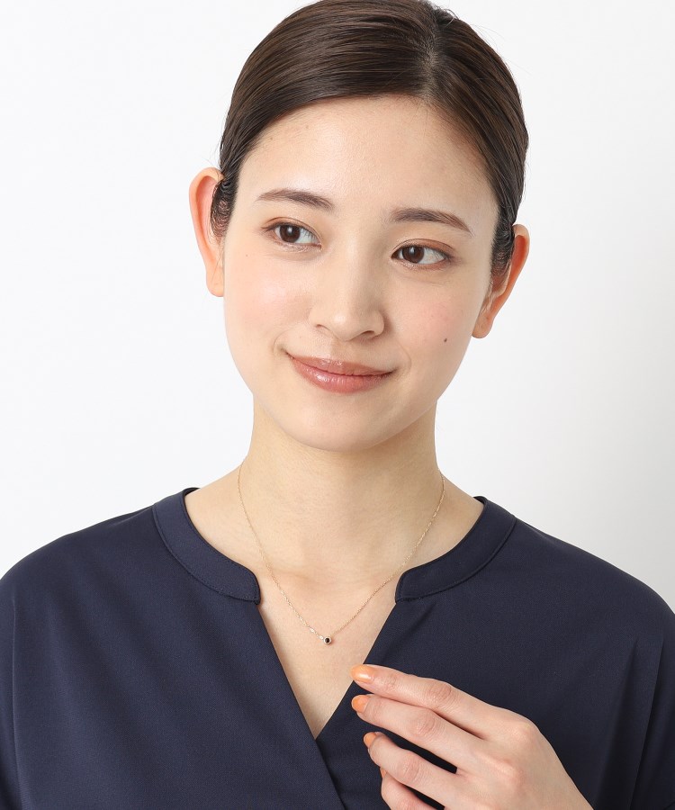 1月誕生石】K10YGガーネットネックレス(ネックレス) | Tetii 1月誕生石】K10YGガーネットネックレス(ネックレス) | Tetii