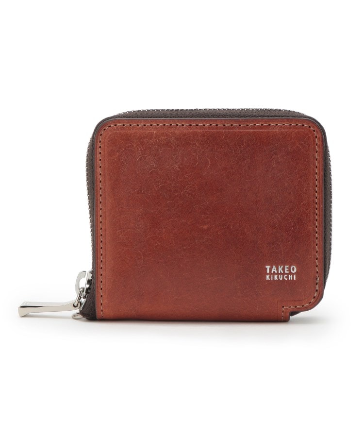 ラウンドジップ二つ折りスモールウォレット(財布) | TAKEKO ラウンドジップ二つ折りスモールウォレット(財布) | TAKEKO