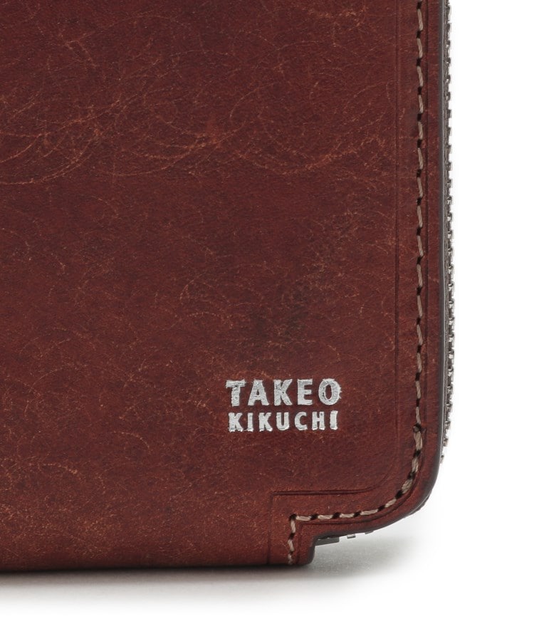 タケオキクチレザーグッズ(TAKEKO KIKUCHI LEATHER GOODS)のラウンドジップロングウォレット4