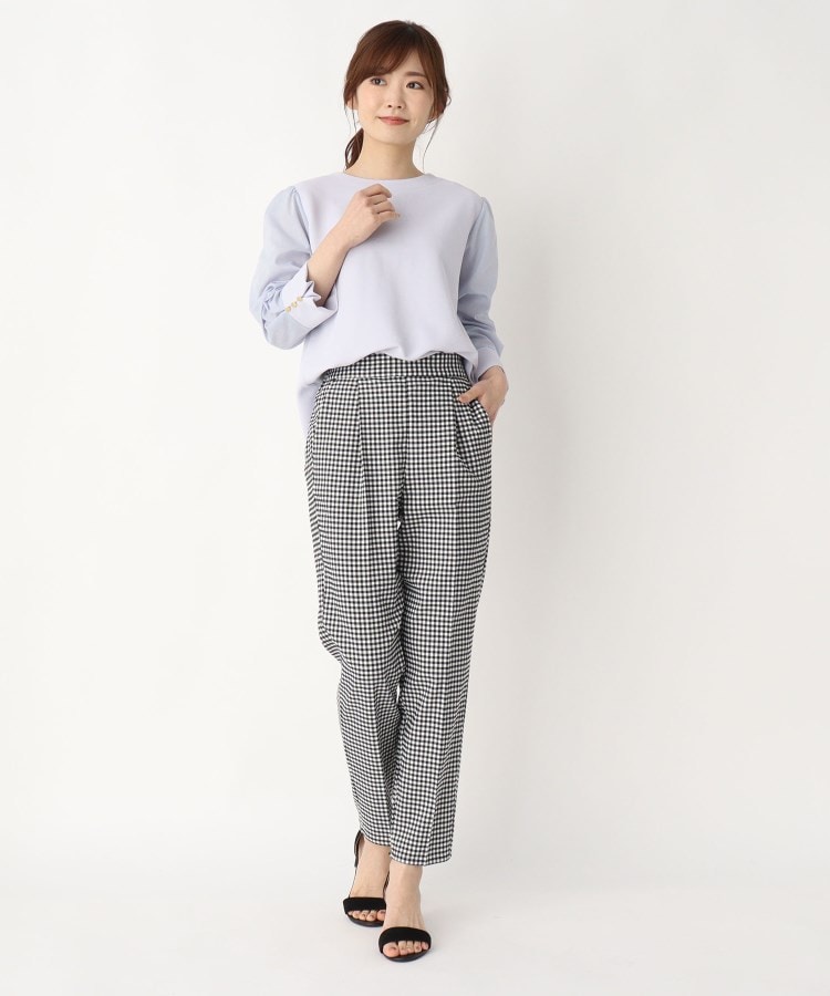 36 38 40サイズ展開 ギンガムチェックパンツ フルレングスパンツ Its Demo イッツデモ ワールド オンラインストア World Online Store