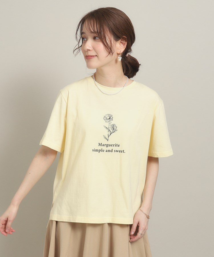 イッツデモ(ITS' DEMO)の【シルエットゆったり】マーガレットプリントTシャツ9