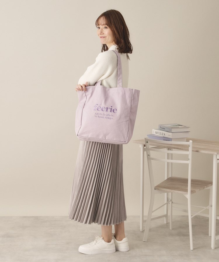 イッツデモ(ITS' DEMO)の【A4対応／推し活】カラーキャンバス刺繍トート10