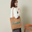 イッツデモ(ITS' DEMO)の雑材サガラ刺繍フラットトート5