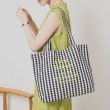 イッツデモ(ITS' DEMO)の【A4対応】ロゴ刺繍ラージトート ブラック(319)
