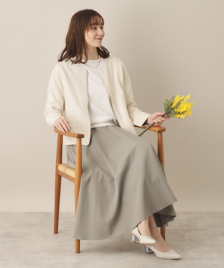 イッツデモ(ITS' DEMO)の【通勤／M・Lサイズ展開】カットフェイクスエードジャケット5