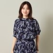 イッツデモ(ITS' DEMO)の【手洗い可／M・Lサイズ展開】ラメストライプ花柄5分袖ブラウス13