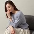 イッツデモ(ITS' DEMO)の【縮みに強い／洗濯機OK】ボートネック天竺ドルマンニット16